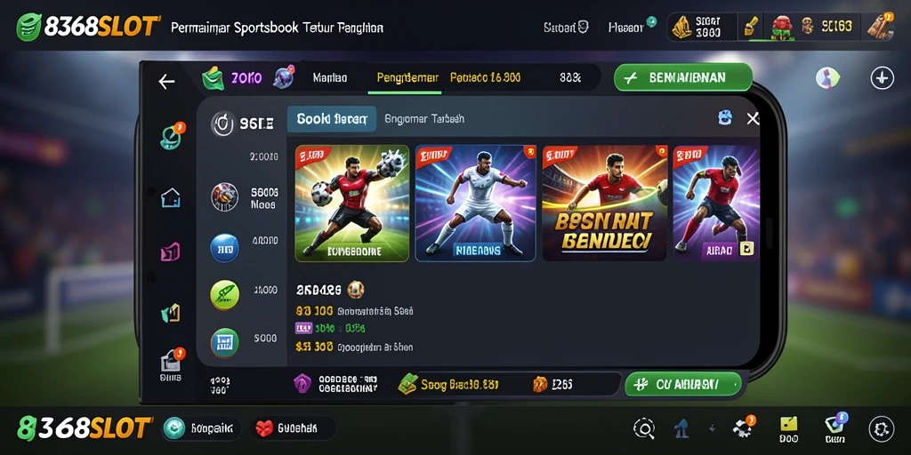 Tampilan gameplay mendebarkan dari 8368SLOT di layar.