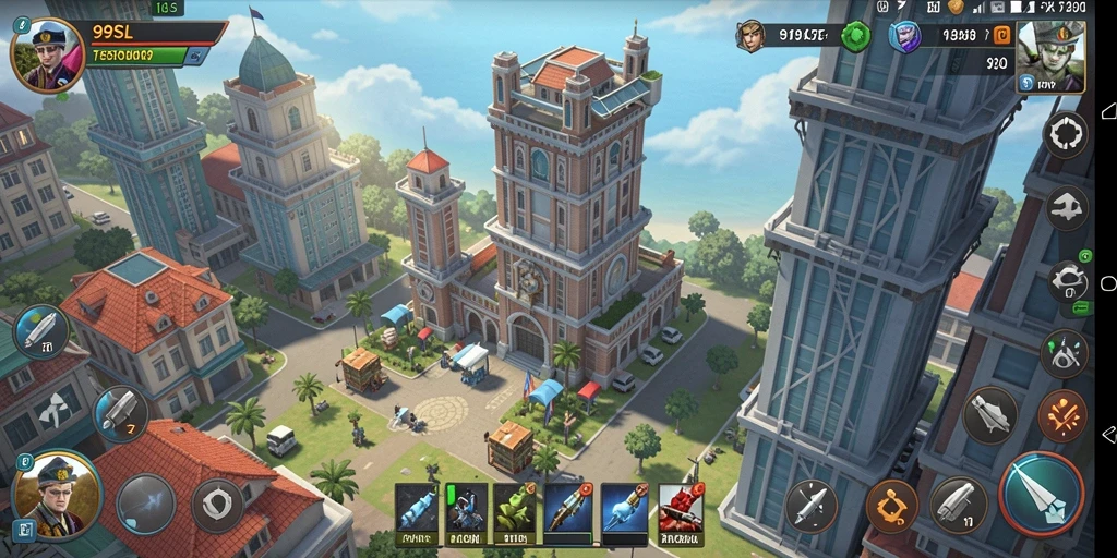Screenshot gameplay 99SL menampilkan aksi Tower Defense seru.