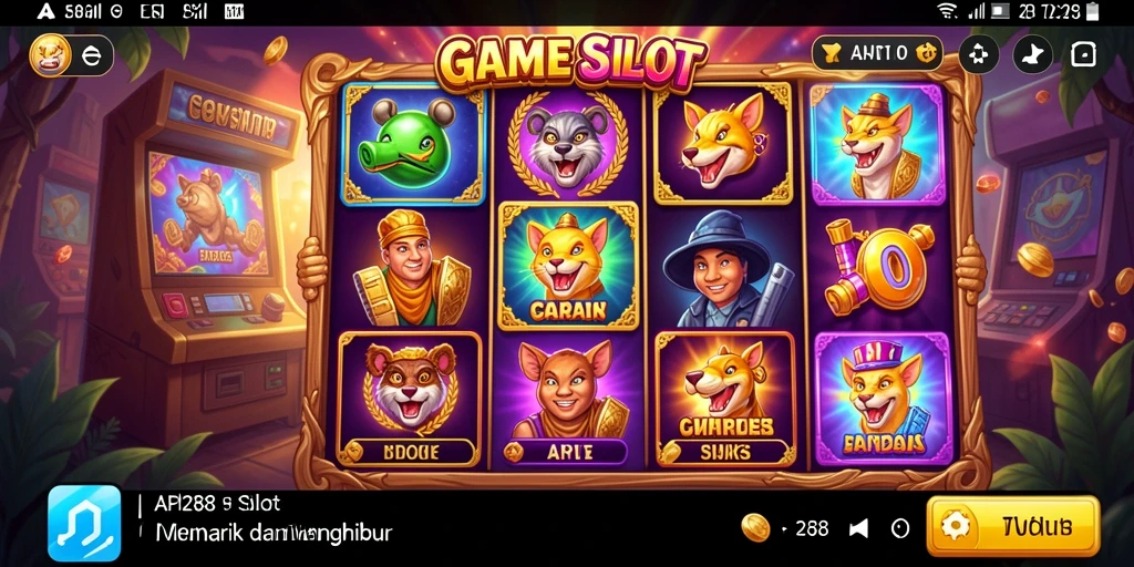 Tampilan gameplay seru dan menegangkan di API288.