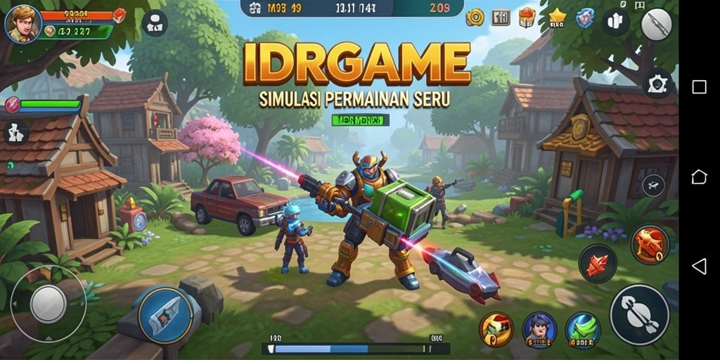 Tampilan gameplay menarik dari IDRGAME yang menggambarkan simulasi kehidupan.