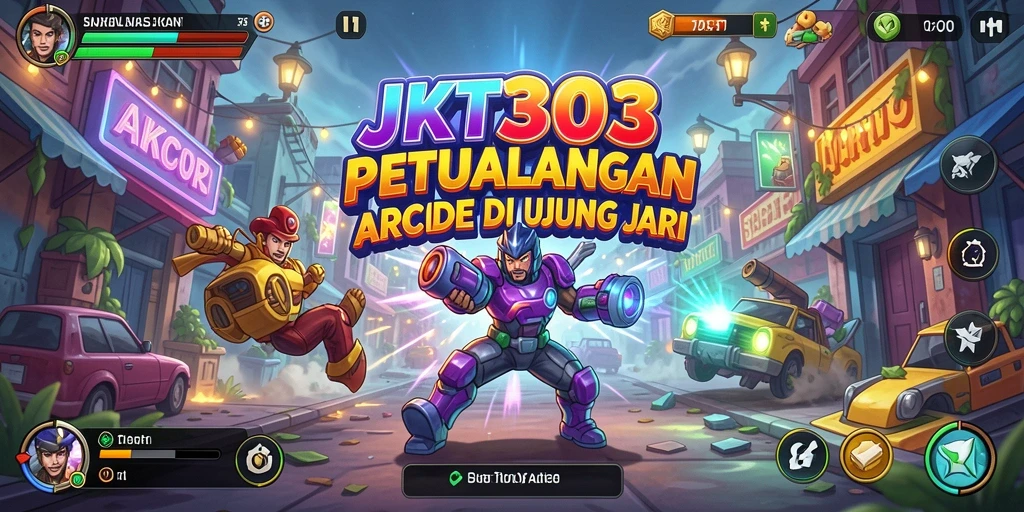 Tampilan gameplay dinamis dari JKT303 yang seru dan menantang.